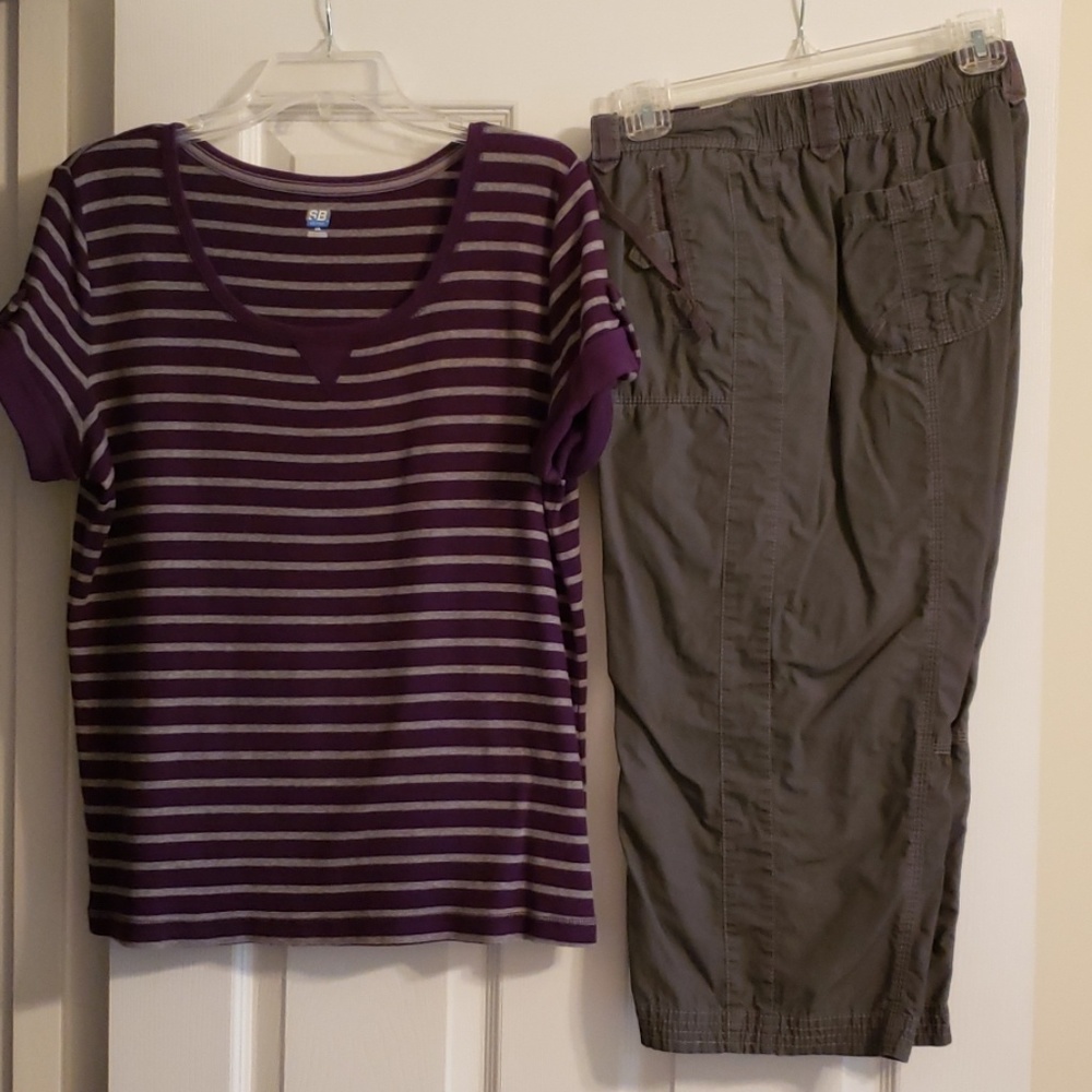 SB Active Shirt and Cargo Capri